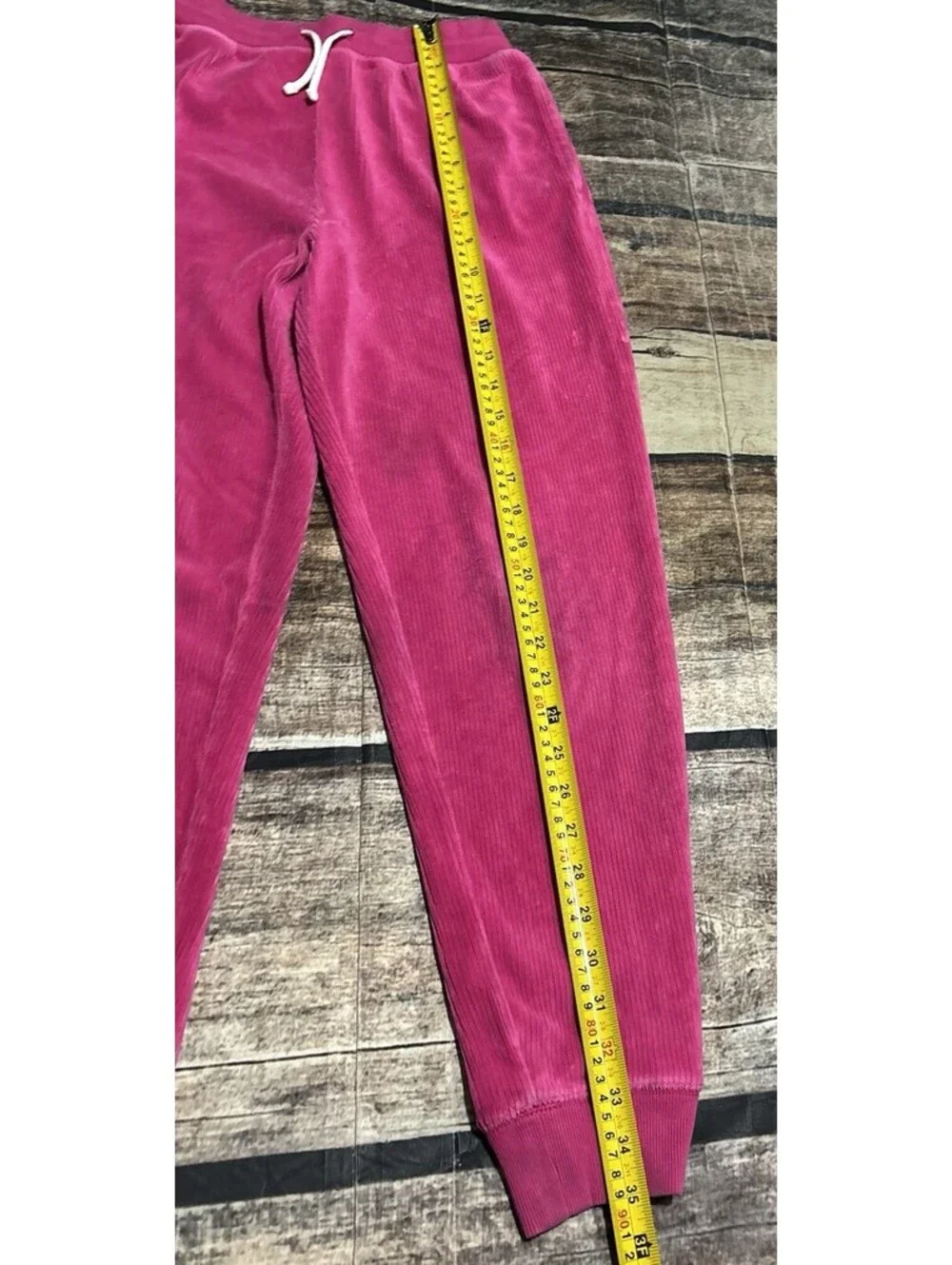 Polo Ralph Lauren Pants Girls XL 16 Velour Ribbed Stretch Joggers